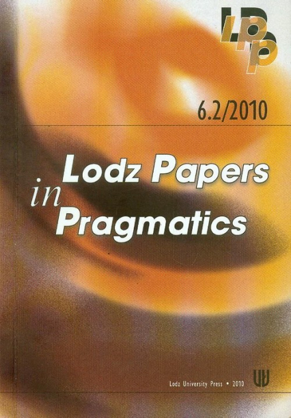 6.2/2010 Lodz Papers in Pragmatics -  | okładka