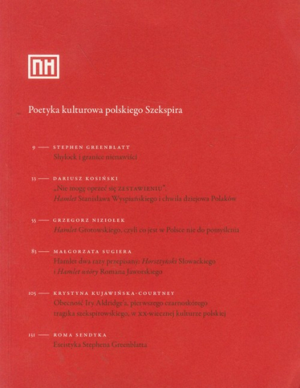 Poetyka kulturowa Polskiego Szekspira -  | okładka