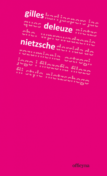 Nietzsche - Deleuze Gilles | okładka