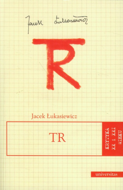 TR - Jacek Łukasiewicz | okładka