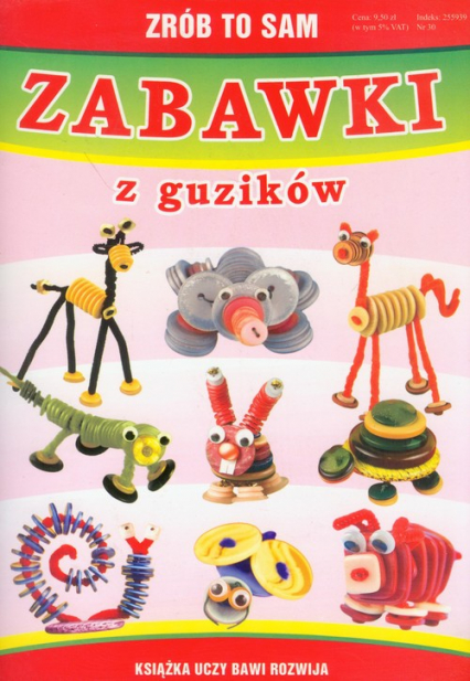 Zrób to sam zabawki z guzików - Beata Guzowska | okładka