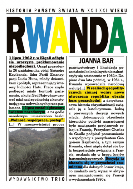 Rwanda - Joanna Bar | okładka