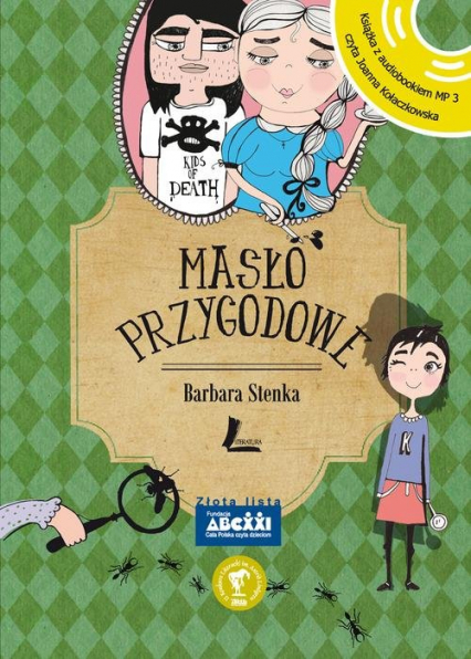 Masło przygodowe Książka z audiobookiem MP3 - Barbara Stenka | okładka