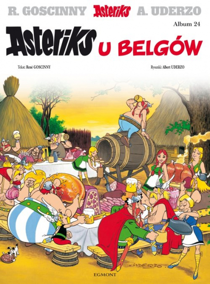 Asteriks u Belgów Tom 24 - Albert Uderzo, René Goscinny | okładka