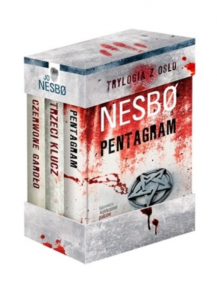 Czerwone gardło / Trzeci klucz / Pentagram Pakiet - Jo Nesbo | okładka