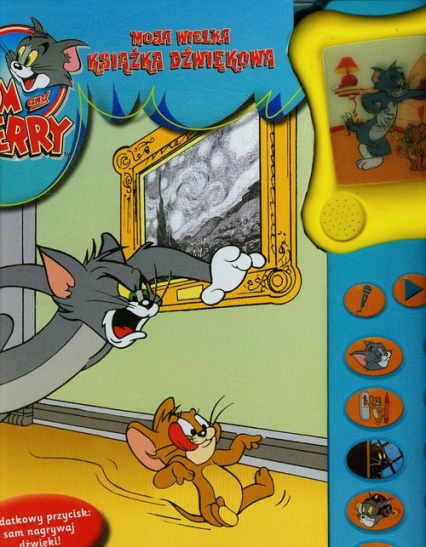 Moja wielka książka dźwiękowa Tom and Jerry -  | okładka