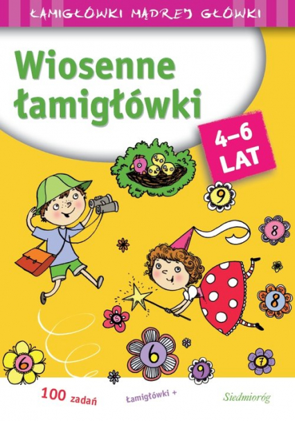 Wiosenne łamigłówki Łamigłówki madrej główki - Tamara Michałowska | okładka