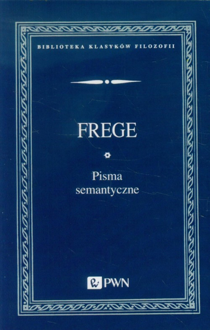 Pisma semantyczne - Frege | okładka