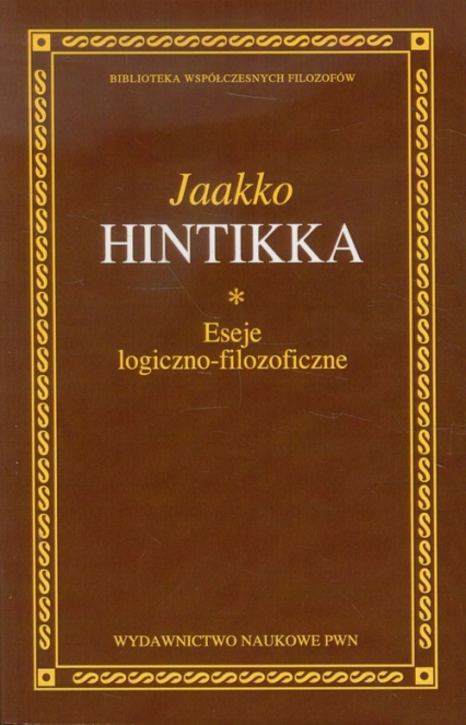 Eseje logiczno-filozoficzne - Jaako Hintikka | okładka