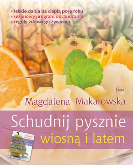 Schudnij pysznie wiosną i latem - Magdalena Makarowska | okładka