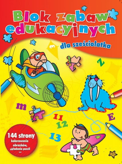 Blok Zabaw edukacyjnych dla sześciolatka -  | okładka