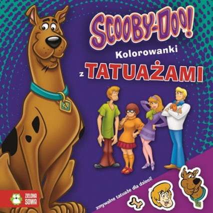 Scooby Doo Kolorowanka z tatuażami -  | okładka