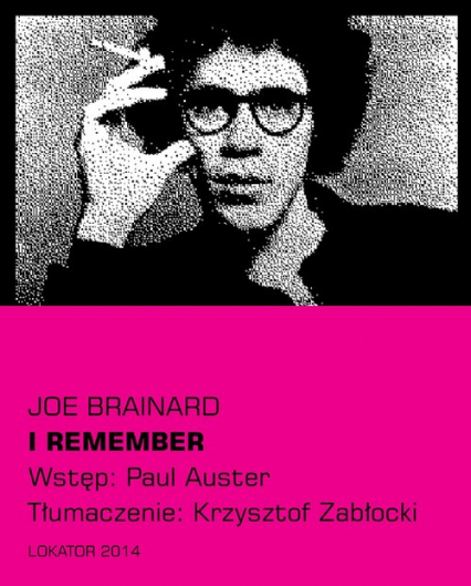 I remember - Joe Brainard | okładka