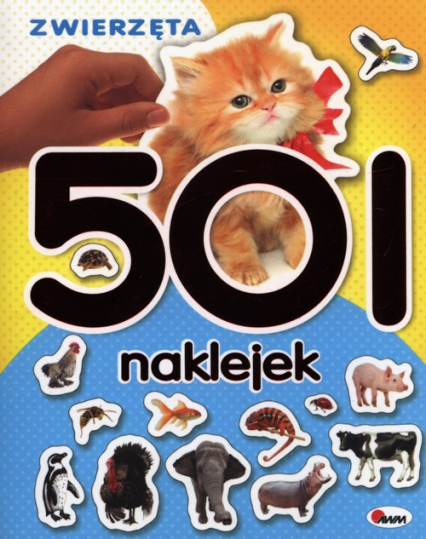 Zwierzęta 501 naklejek -  | okładka