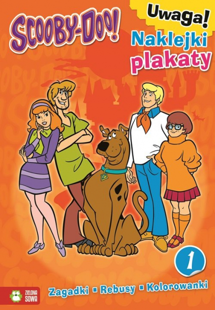 Scooby-Doo Zagadki rebusy kolorowanki 1 -  | okładka