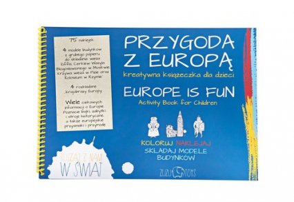 Przygoda z Europą kreatywna książeczka dla dzieci - Paulina Płachecka | okładka