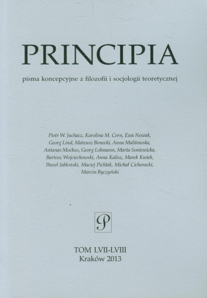 Principia Tom 57-58 -  | okładka