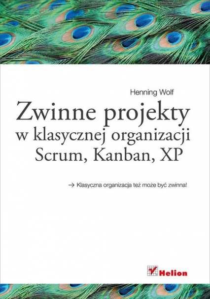 Zwinne projekty w klasycznej organizacji Scrum, Kanban, XP - Wolf Henning | okładka