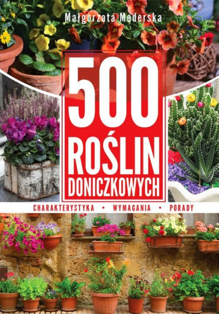 500 roślin doniczkowych - Małgorzata Mederska | okładka