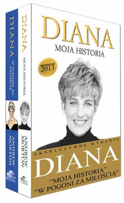 Diana Moja historia / Diana W pogoni za miłością Pakiet - Andrew Morton | okładka