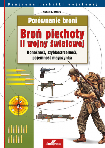 Porównanie broni Broń piechoty II wojny światowej Donośność, szybkostrzelność, pojemność magazynka - Haskew Michael E. | okładka