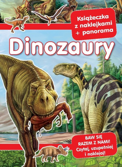 Dinozaury Panoramy z naklejkami -  | okładka