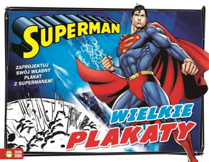 Superman Wielkie plakaty + zawieszki na drzwi Kolorowanka -  | okładka
