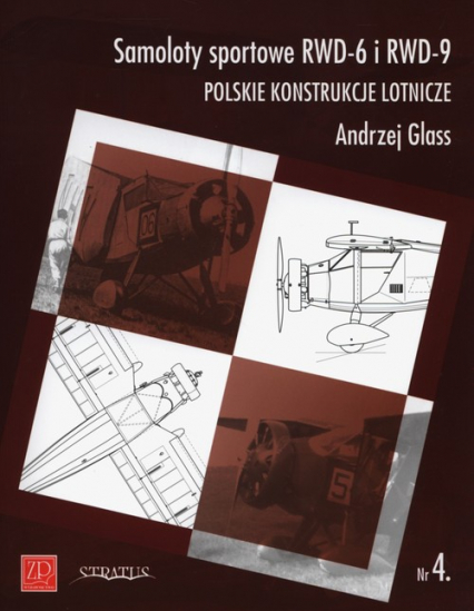 Samoloty sportowe RWD-6 i RWD-9 - Andrzej Glass | okładka