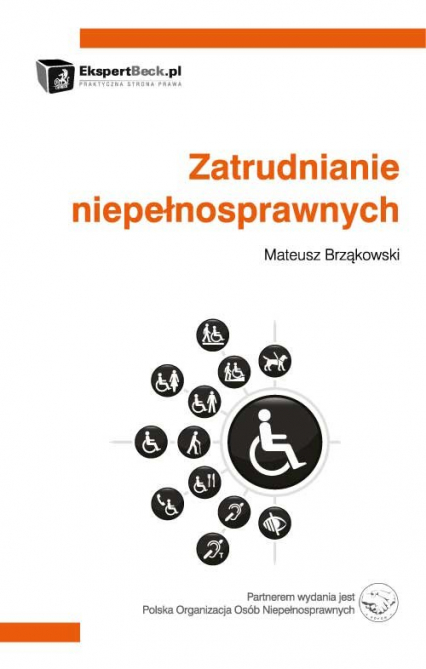 Zatrudnianie niepełnosprawnych - Mateusz Brząkowski | okładka