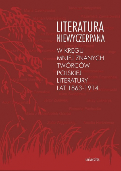 Literatura niewyczerpana W kręgu mniej znanych twórców polskiej literatury lat 1863-1914 -  | okładka