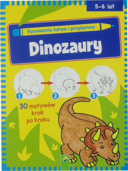 Nauka rysowaninia Dinozaury -  | okładka