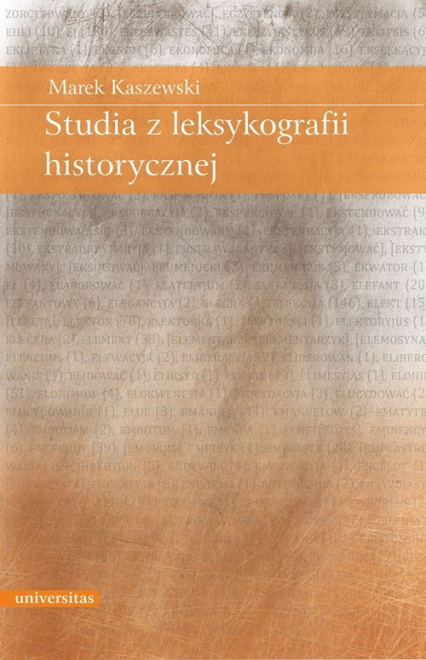 Studia z leksykografii historycznej - Marek Kaszewski | okładka