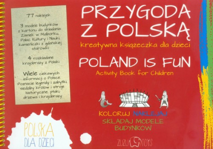 Przygoda z Polską Kreatywna książeczka dla dzieci -  | okładka