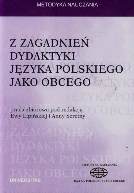 Z zagadnień dydaktyki języka polskiego jako obcego -  | okładka