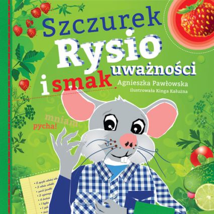 Szczurek Rysio i smak uważności - Agnieszka Pawłowska | okładka