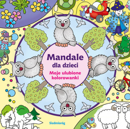 Mandale dla dzieci Moje ulubione kolorowanki -  | okładka