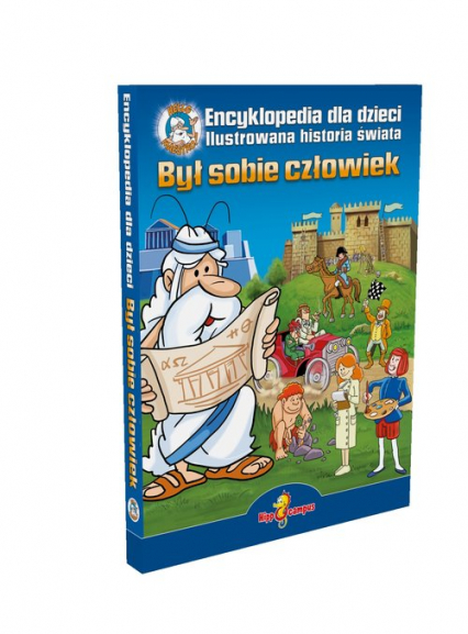 Był sobie człowiek Encyklopedia dla dzieci + DVD - Janusz Waldemar Feliks | okładka