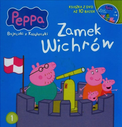 Świnka Peppa Bajeczki z książeczki 1 Zamek wichrów + DVD -  | okładka