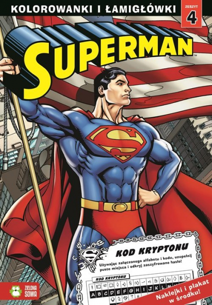 Superman Kolorowanki i łamigłówki Część 4 -  | okładka