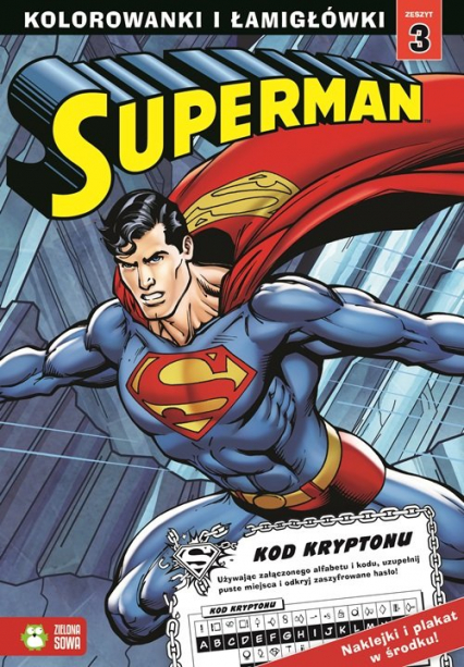 Superman Kolorowanki i łamigłówki Część 3 -  | okładka