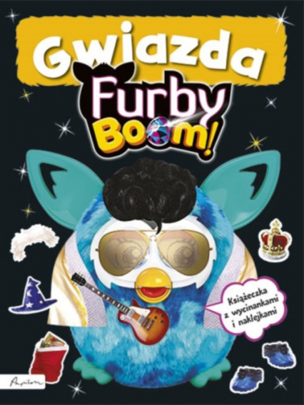 Furby Boom! Gwiazda Książeczka z wycinankami i naklejkami -  | okładka