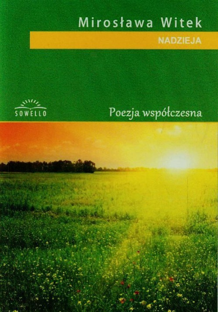 Nadzieja - Mirosława Witek | okładka