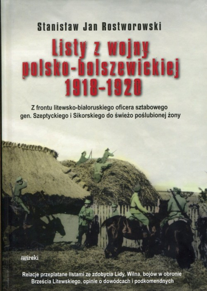 Listy z wojny polsko-bolszewickiej 1918-1920 - Rostworowski Jan Stanisław | okładka