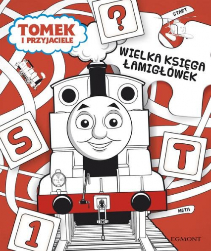 Wielka księga łamigłówek Tomek i przyjaciele -  | okładka