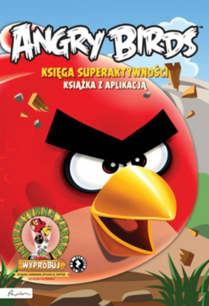 Angry Birds Księga superaktywności Książka z aplikacją -  | okładka