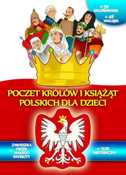 Poczet królów i książąt polskich dla dzieci -  | okładka