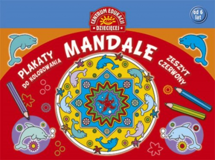 Mandale Plakaty do kolorowania Zeszyt czerwony -  | okładka