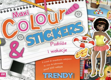 Maxi Colour & Stickers Podróże i wakacje -  | okładka