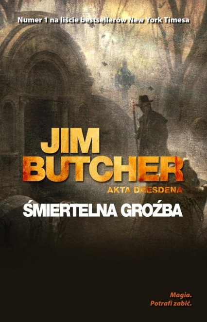 Śmiertelna groźba - Jim Butcher | okładka