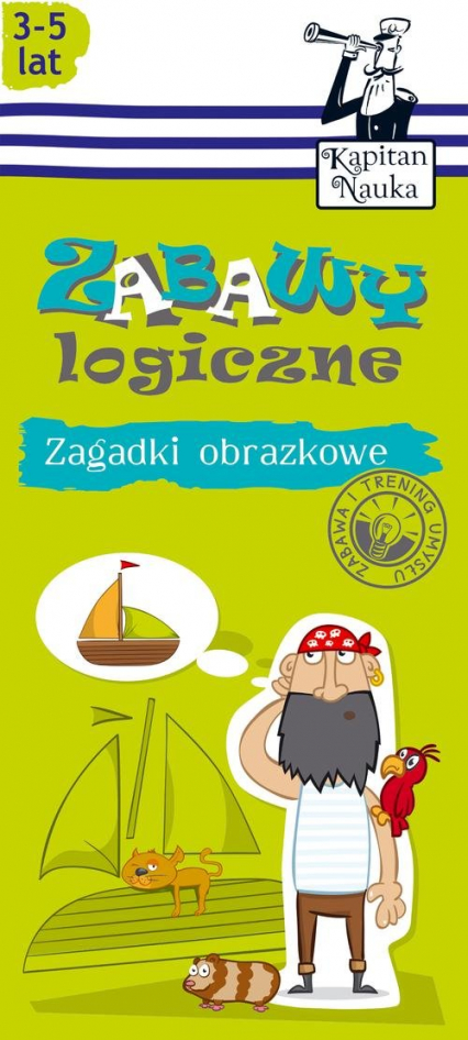 Zagadki obrazkowe Zabawy logiczne 3-5 lat - Magdalena Trepczyńska | okładka